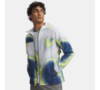 Under Armour Velociti Storm chaqueta con capucha para hombre | EU M in Blackout Navy/High Yellow/Silver Reflective