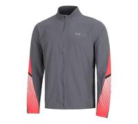 Chaqueta Under Armour Velociti Storm para hombre Castlerock / Racer Rojo / Reflectante L