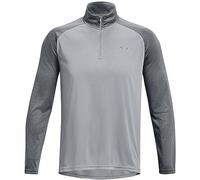 Under Armour Velocity 2.0 1/4 - Camiseta de manga larga para hombre, Carbon, Large