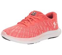 Under Armour Women's Charged Breeze 2 Running Shoe, (601) Venom Red/Beta/Pink Fizz, 6.5