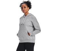 Under Armour Womens Forro Tops de Mujer UA Essential Forro Sudadera con Capucha, Mod Gris Luz Heather, 1373033-011, MD
