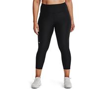 Under Armour Women's HeatGear Armour High Waisted 7/8 Leggings , Black (001)/White , 3X