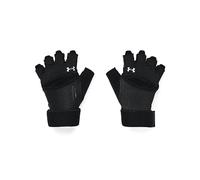 Under Armour Guantes sin dedos Mesh HB 2PK para mujer, entrenar – negro/negro/plateado