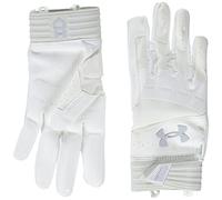 Under Armour Women's Standard Motive Softball Gloves, (100) White/White/Halo Gray, Medium