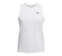 Under Armour Camiseta de tirantes Tech para mujer Blanco/Negro Talla L