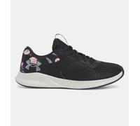 Under Armour Women's UA Charged Aurora 2 + Training Shoes Zapatillas, Mujeres, Negro/Verde Hidro/Plata Cálida Metálica, 37,5 (EU)