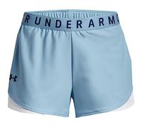 Under Armour Women's UA Play Up Shorts 3.0 Pantalones Cortos, Mujer, Blizzard/Blanco/Azul Varsity, XL