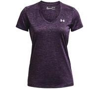 Under Armour Women's UA Tech Twist V-Neck Camiseta, Tux Purple, XS Mujer