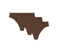 Under Armour Women's Underwear Pure Stretch No Show Thong Pant, 3 Pack Solid, Tanga Mujer, Hue 625, S