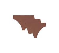 Under Armour Women's Underwear Pure Stretch No Show Thong Pant, 3 Pack Solid, Tanga Mujer, Hue 625, S