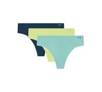 Under Armour Women's Underwear Pure Stretch No Show Thong Pant, 3 Pack Solid Tanga Mujer (Pack de 3)