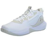 Under Armour Zapatillas de Baloncesto Lockdown 6 para Hombre, 103 Blanco, 10.5 UK Men/ 11 UK Women