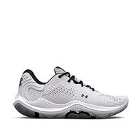 Under Armour Zapatillas de Baloncesto Unisex UA Spawn 4, Corte Performancence Adulto, Blanco, 49.5 EU