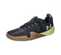 Under Armour Zapatillas de entrenamiento TriBase Reign 6 SS24, Black Circuit Teal, 45.5 EU