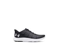 Under Armour UA Charged Speed Swift Zapatillas de deporte de hombre, zapatillas transpirables para correr, color negro/blanco/blanco