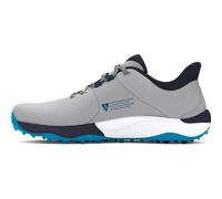 Under Armour Zapato de golf ancho sin pinchos Drive Pro para hombre, (101) Mod Gray/Capri/Midnight Navy, 12 Wide