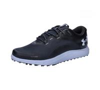 Under Armour Tacos de goma moldeados UA Charged Draw 2 Sl para hombre, negro, gris, 42.5 EU