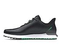 Under Armour Zapatos de golf Drive Fade sin pinchos para hombre, (102) Blanco/Blanco/Plateado Metálico, 41 EU