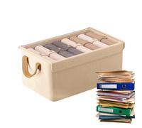 Under Bed Storage - Underbed Storage Boxes, Clear Top Lid Fabric Underbed Bag, Clothes Bins With Handles | For Clothes Clothing Blankets Comforter Pillows Sweater Towels Linen Sheet Toys