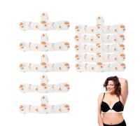 Under Bra Sweat Pads - 10 Pieces Moisture Absorbing Bra, Liners Breathable Under Breast Protector Inserts for Sweat Control Odor Reduction Soft Comfortable Skin Friendly Pads for Sports Hiking