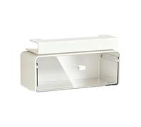 Under Cabinet Drawers Slide Out,Anti-Moisture Storage Box - with Removable Divider Bathroom Under Cabinet Organizer | for Seasoning Cotton Swab Tissue Stationery Kitchen Bedroom Dorm Apartment