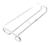 Under Cabinet Glass Rack Cold Roll Steel Hanging | Acero para el almacenamiento ordenado de copas en bar y comedor, estructura de metal resistente para un máximo (blanco