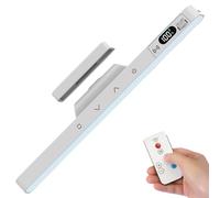Under Cabinet Lighting - 11.4 Inch Dimmable LED Lamp | Magnetic Rechargeable Light with 5 Colour Temperatures 2500mAh Battery and Remote Control | Desk Home Closet Bedside Bedroom Bathroom Use