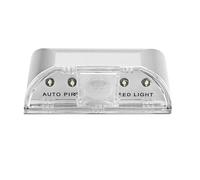 Under Cabinet Lighting - LED Motion Sensor Light, Night Activated Lamp with Human Detection Range 60° Angle, 4 LED Acrylic Lampshade 4.6x8x3cm Compact Fixture, Motion Activated Light for Closet