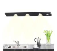 Under Cabinet Lighting, LED Rechargeable Cordless Motion Sensor Light, 3 Level Brightness Closet Lamp For Kitchen Corridor Utility Room Bedside Storage Countertop Home Bedroom Illumination Use