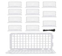 Under Couch Blocker, Bed Blocker for Cats and Toys, 12 Pieces Sturdy Cat Stopper, Filler Protector, Easy Installation Design, Living Room Dining, 37x12x16.5cm