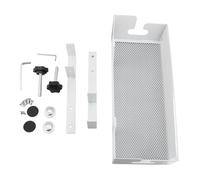 Under Desk Cable Management,Tray Mesh Cable Management Box with Clamp Mount Desk Cord Organizer for Office Home White