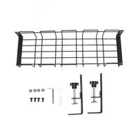 Under Desk Cable Organizer,Steel Efficient Organization for Office Worktop Space Saving Strong Load Bearing Desk Wire Management Tray (Black)