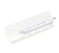 Under Desk Cord Organizer - Socket Holder, Cable Storage for Wire Ties, Cord Management with Multiple Slots, Home Office, Desktop Tray for Computer Shelf and Bedroom Space