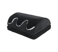 Under Desk Footrest - Adjustable Height Leg Pillow, Desk Foot Stool for Feet, Ergonomic Support Cushion, Home Office Accessory with Non-Slip Base, Comfort Pad for Living Room, Bed and Study