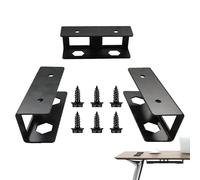 Under Desk Laptop Rack, Laptop Mount Stand, Metal Laptop Holder, Under Desk Shelf, Keyboard Storage Rack, Desk Mount for Laptops, Slim Game Console Rack, Modem Storage Shelf, Under Desk Organizer, Met