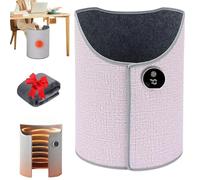 Under Desk Leg Warmer for Office, Portable Folding Electric Heating Foot Warmer, 360° Fully Enclosed Heating 5-Speed Adjustment Quiet Foot Warmers for Winter Home