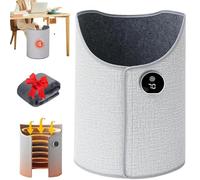 Under Desk Leg Warmer for Office, Portable Folding Electric Heating Foot Warmer, 360° Fully Enclosed Heating 5-Speed Adjustment Quiet Foot Warmers for Winter Home