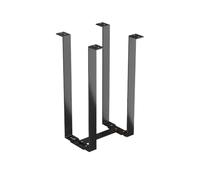 Under Desk Pc Holder, Adjustable Steel Bracket, Open Frame Design, Space-Saving Tower Mount, Computer Organizer, Ideal para Home Office Hotel and Study Room Setup 20,09 pulgadas