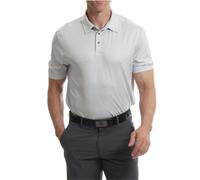 Under Par Polo de Golf Profesional Estampado Shirt, 2388-Gris, M Men's