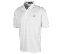 Under Par Waffle Knit UV Protection Polo Shirt Camisa, 2311-Blanco, S para Hombre