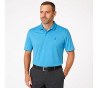 Under Par Waffle Knit UV Protection Polo Shirt Camisa, 2311-Turquesa, L para Hombre