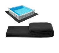 Under Pool Mat, Heavy Duty Ground Protector, Thickened Rectangular Pool Pad | Waterproof Outdoor Floor Barrier, Swimming Pool Base Underlay, Patio Deck Grass Backyard Garden Pond Use