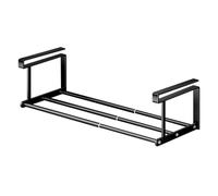 Under Shelf Basket, Cabinet Telescopic Organizer, Adjustable Wire Tray, Heavy Duty Non Slip Expandable Rack, Kitchen Sink Locker Vanity Closet Counter Bathroom Storage Organization 45 x 45 cm