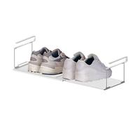 Under Shelf Rack, Expandable Under Cabinet Organizer, Space-Saving Storage Shelfs Kitchen Closet or Desk, Multi-Layer Countertop Racks for Shoes Towels Plates Books Pantry Office Bathroom Use