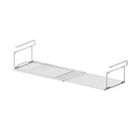 Under Shelf Rack, Expandable Under Gabinete Organizer, Space-Saving Storage Shelfs Kitchen Closet or Desk, Multi-Layer Countertop Racks for Shoes Towels Plates Books Pantry Office Bathroom Use