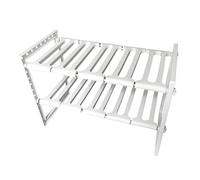 Under Sink Storage Rack | Retractable Pull Out Organizer for Pots & Pans | Expandable Kitchen Cabinet Organizer/Sink Organizer/Pantry Shelves | Sturdy Stainless Steel