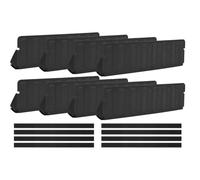 Under Sofa Blocker - Under Couch Blocker, relleno de barrera ajustable, 8 piezas para debajo de los muebles, estuche para accesorios de resina maciza | para Cama Silla Sillón de Armario Oficina en