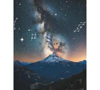 Under the Constellation Sky: College Ruled Notebook with Field Line