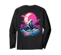 Under The Great Wave Off Kanagawa Backprint Streetwear Art Manga Larga
