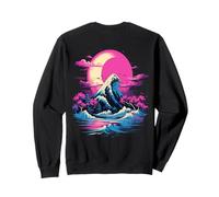 Under The Great Wave Off Kanagawa Backprint Streetwear Art Sudadera
